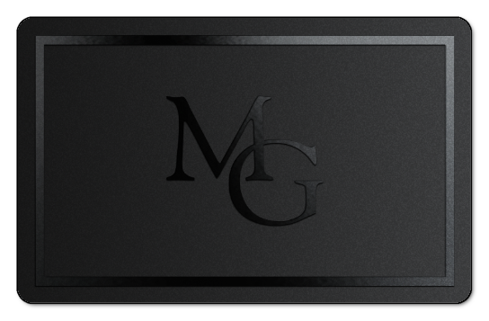 The Metropolitan Grill logo over black background